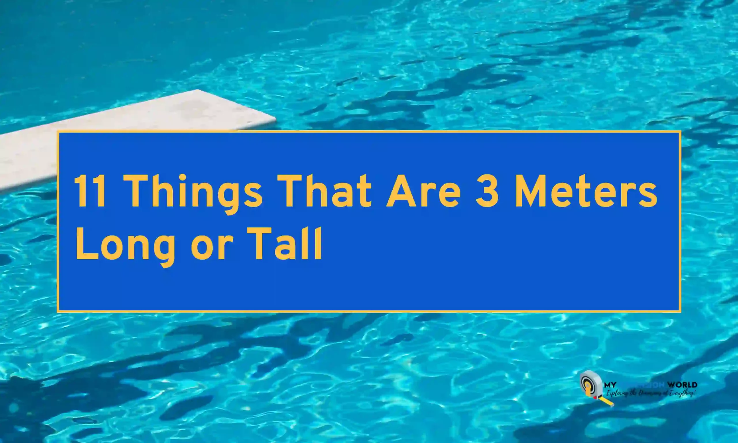 11 Things That Are 3 Meters Long or Tall