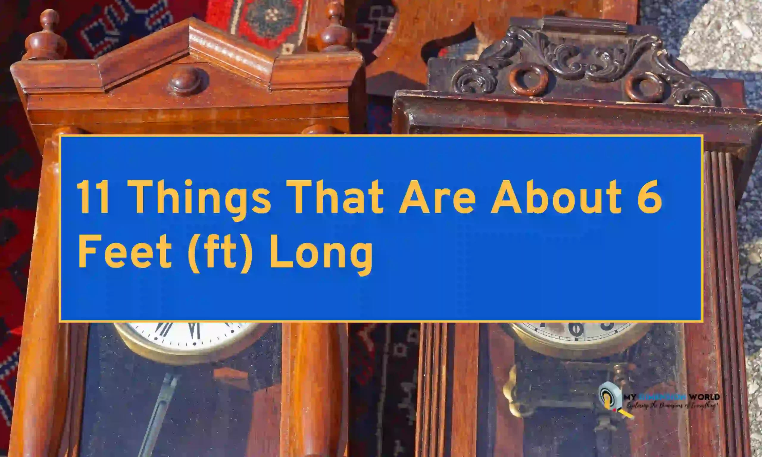 11 Things That Are About 6 Feet (ft) Long