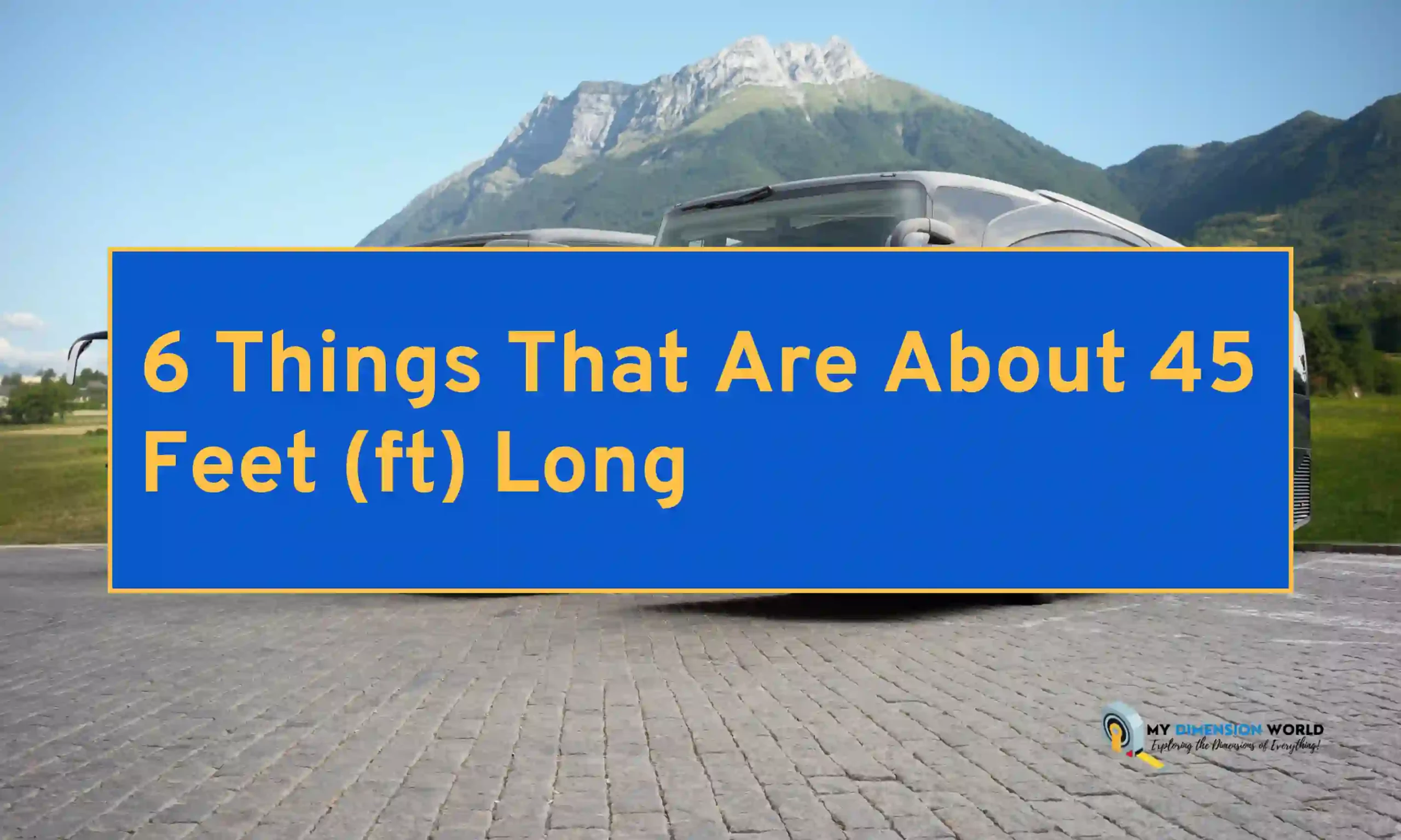 6 Things That Are About 45 Feet (ft) Long