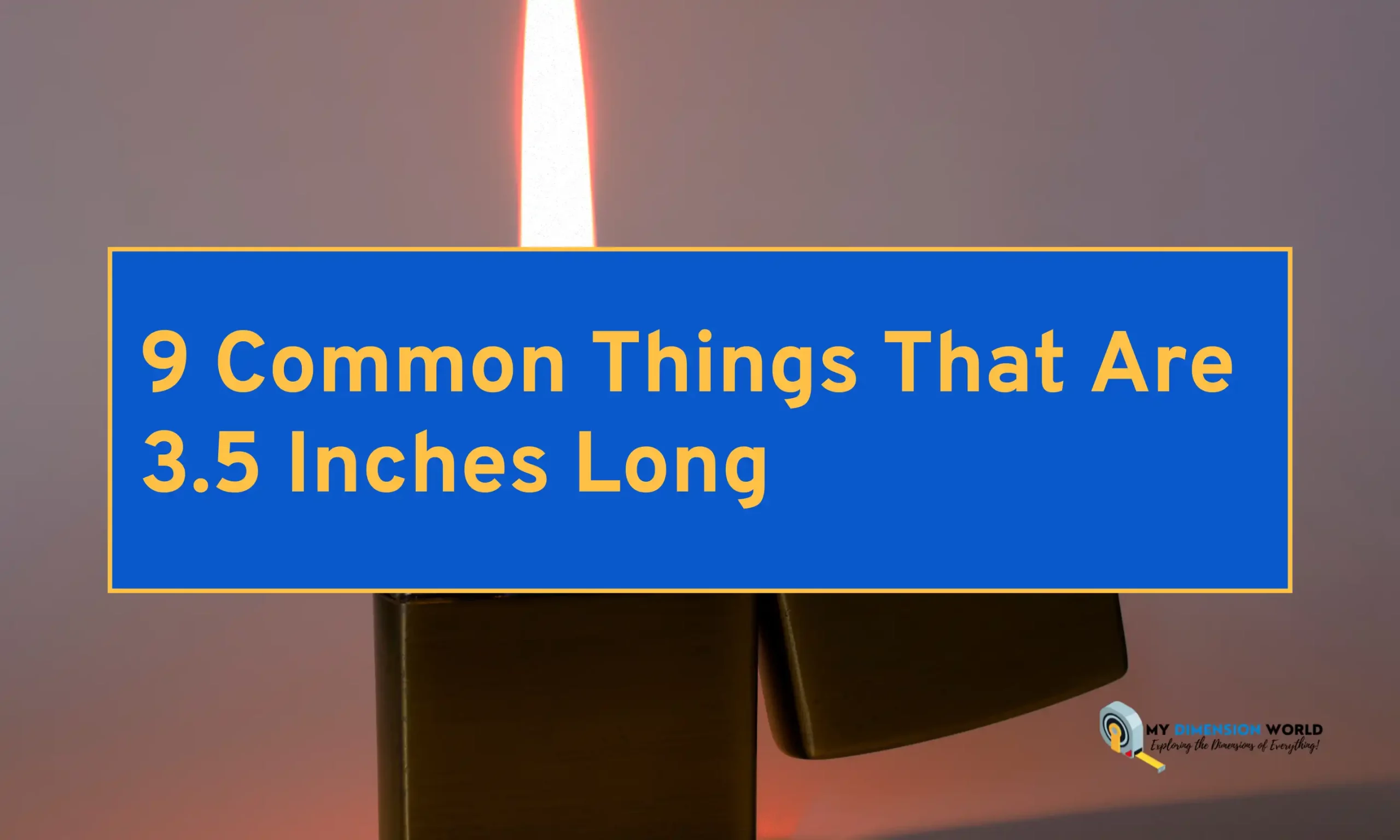 9 Common Things That Are 3.5 Inches Long