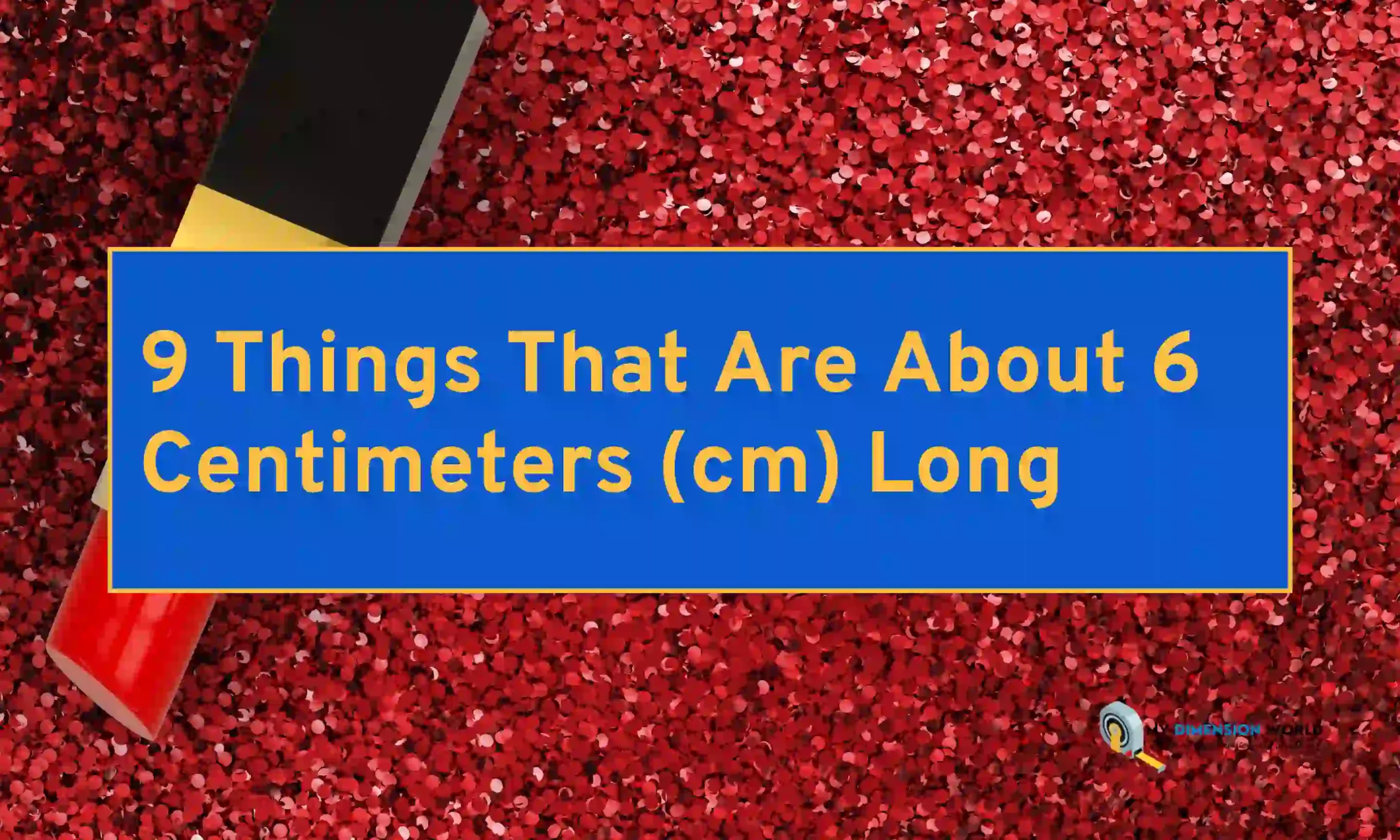 9 Things That Are About 6 Centimeters (cm) Long