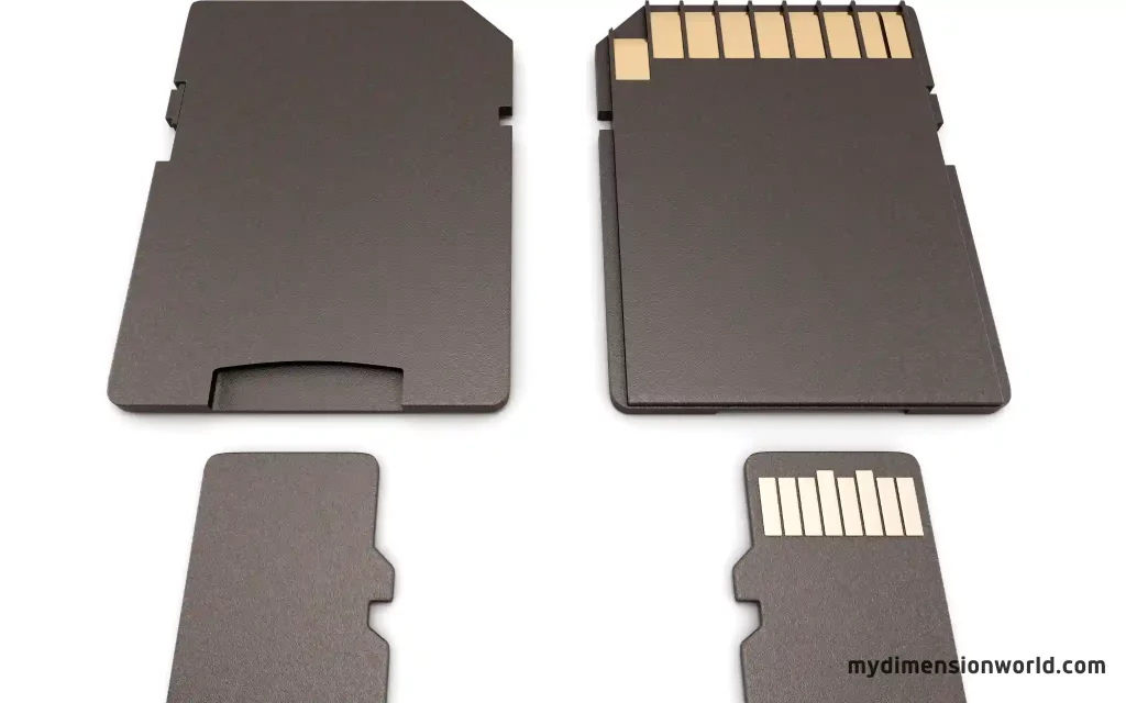 A micro SD card adapter