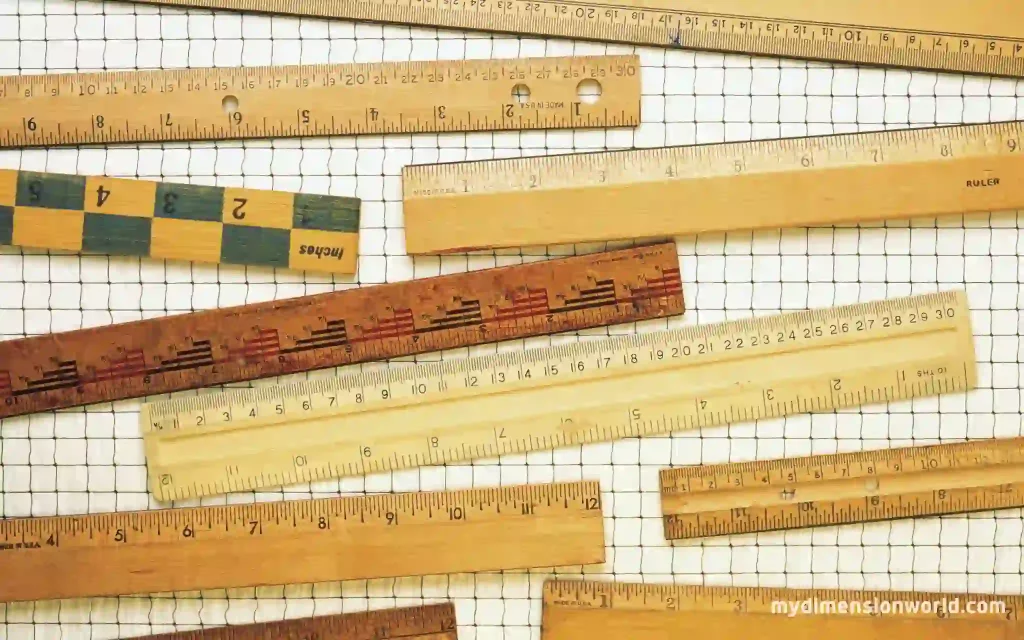 Three Wooden Rulers