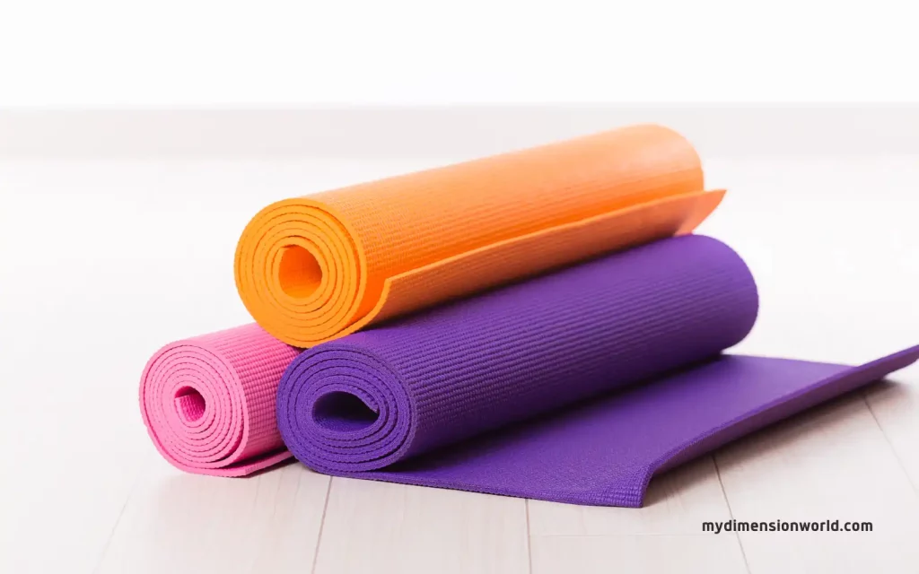 A Rolled-Up Yoga Mat